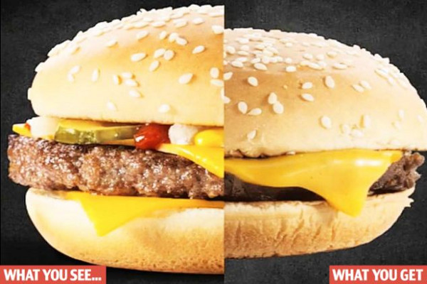 False Advertisement in Fast Food
